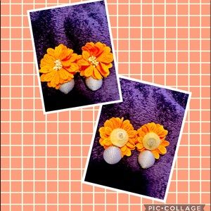 These are beautiful statement pieces that can be worn with dresses or jeans.